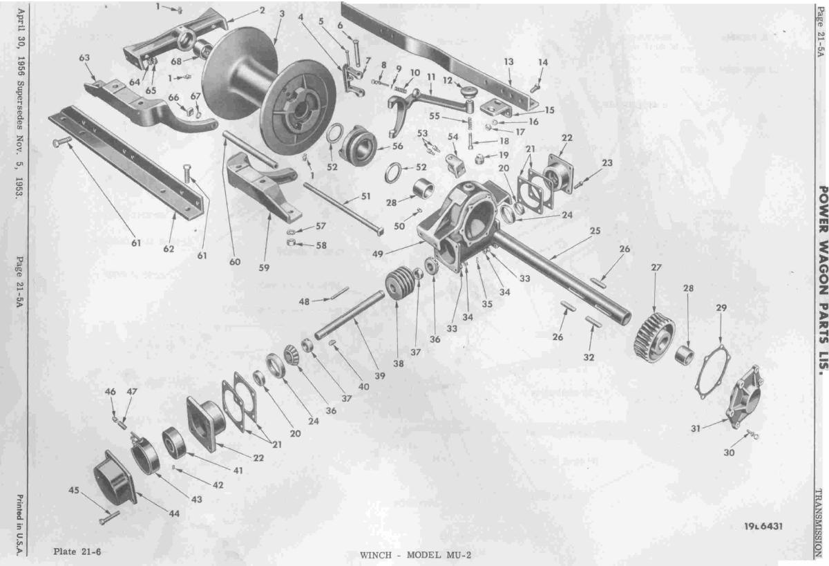 proper PTO winch operation ? Chelsea unit. - Dodge Ram ... np435 parts diagram 